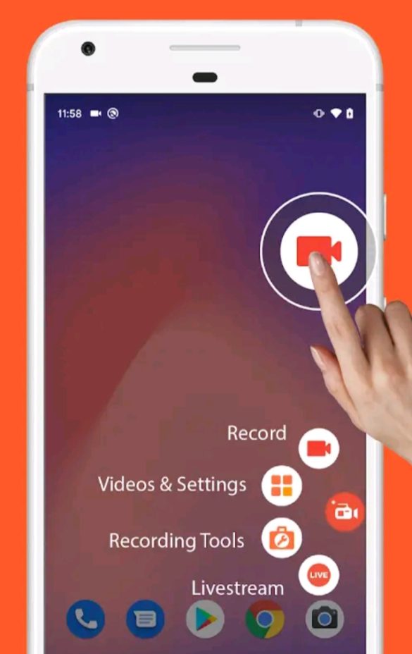 android screen recorder for snapchat